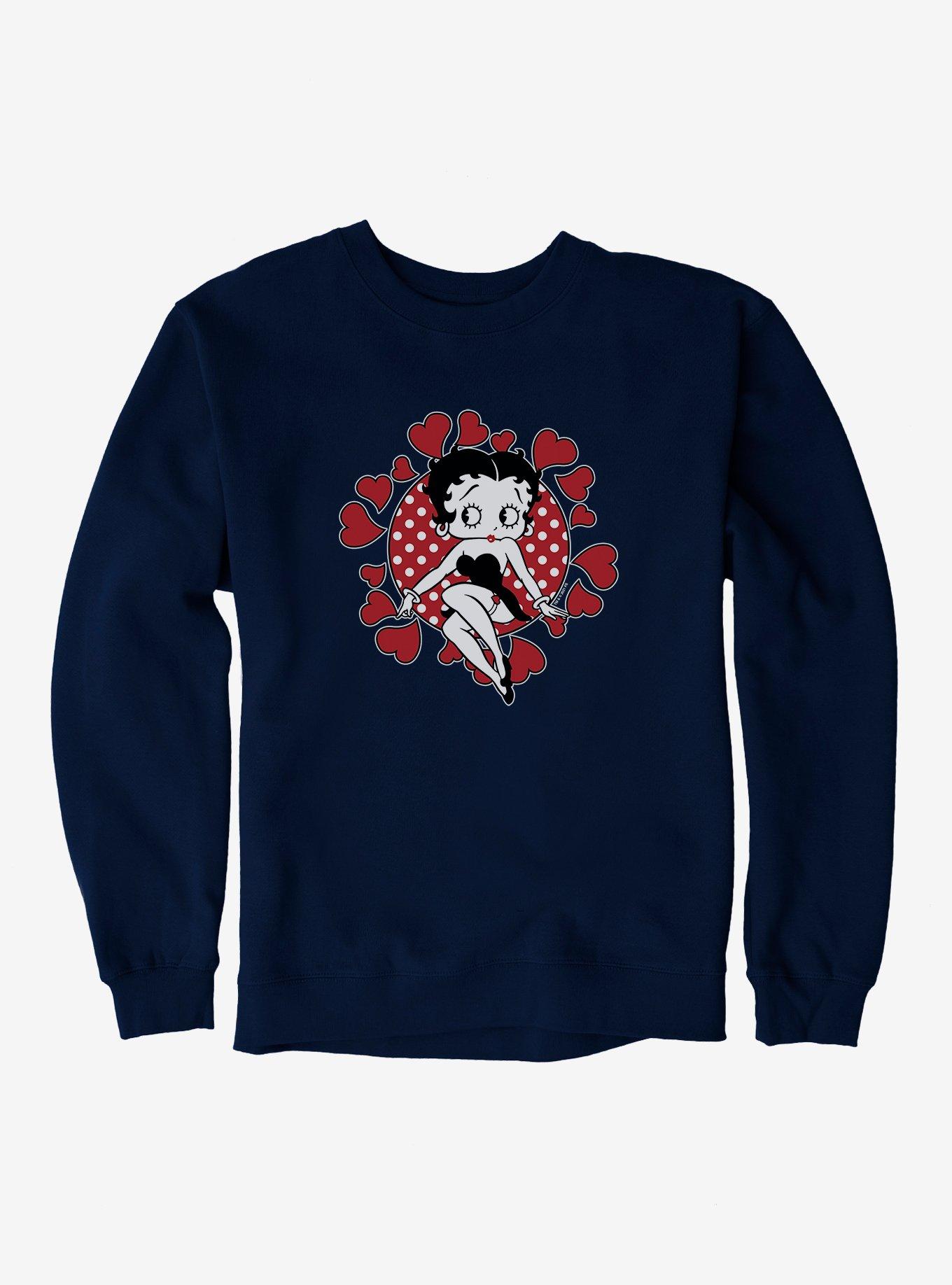 Betty Boop Surrounded By Love Sweatshirt, , hi-res