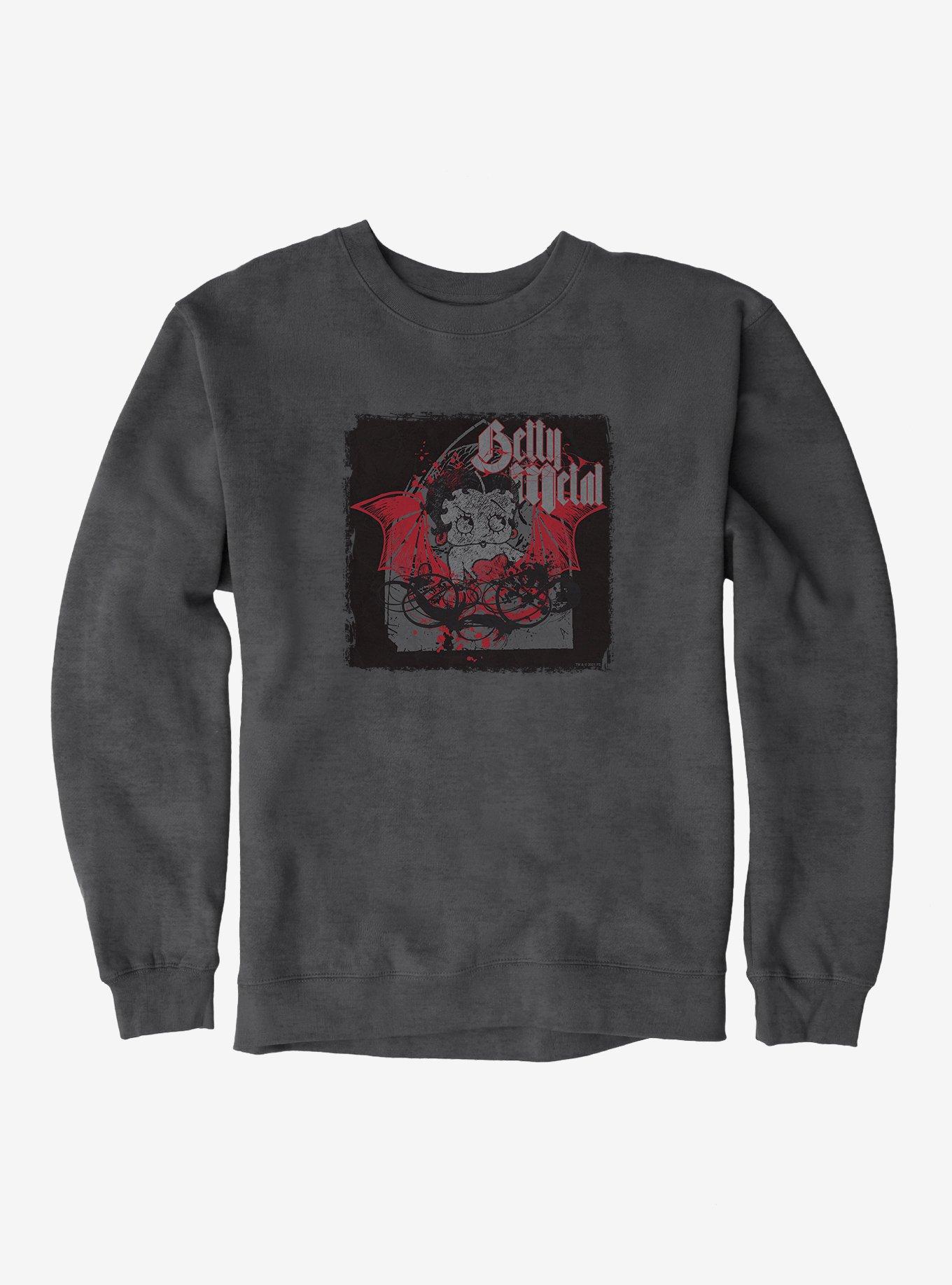 Betty Boop Dark Metal Angel Sweatshirt