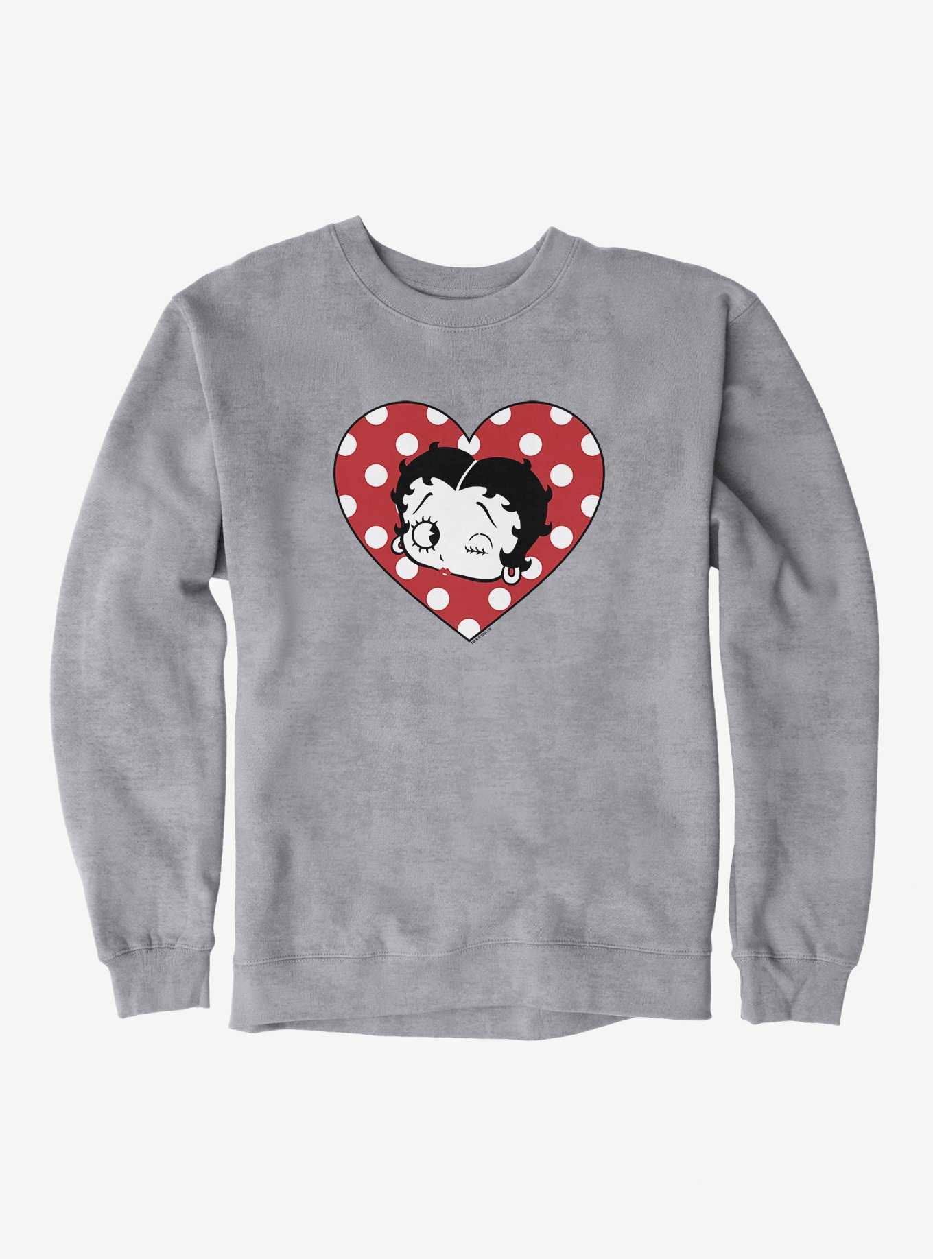Betty Boop Spotted in Love Sweatshirt, , hi-res