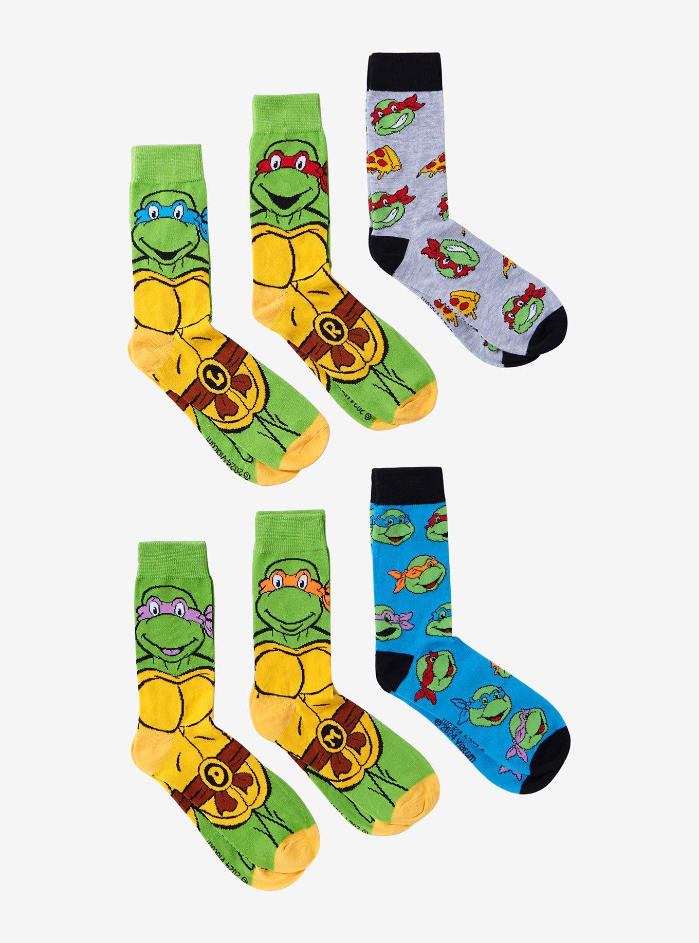 Teenage Mutant Ninja Turtles Crew Socks 6 Pair, , hi-res