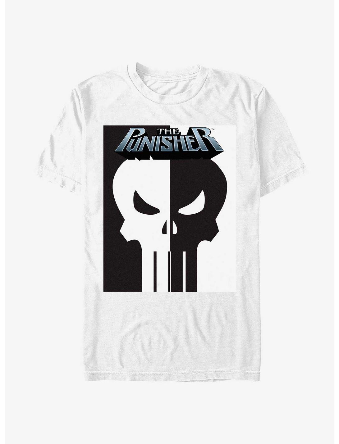 Marvel Punisher Split Personality T-Shirt, WHITE, hi-res