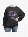 Disney Princesses In My Princess Era Womens Oversized Sweatshirt, CHARCOAL, hi-res