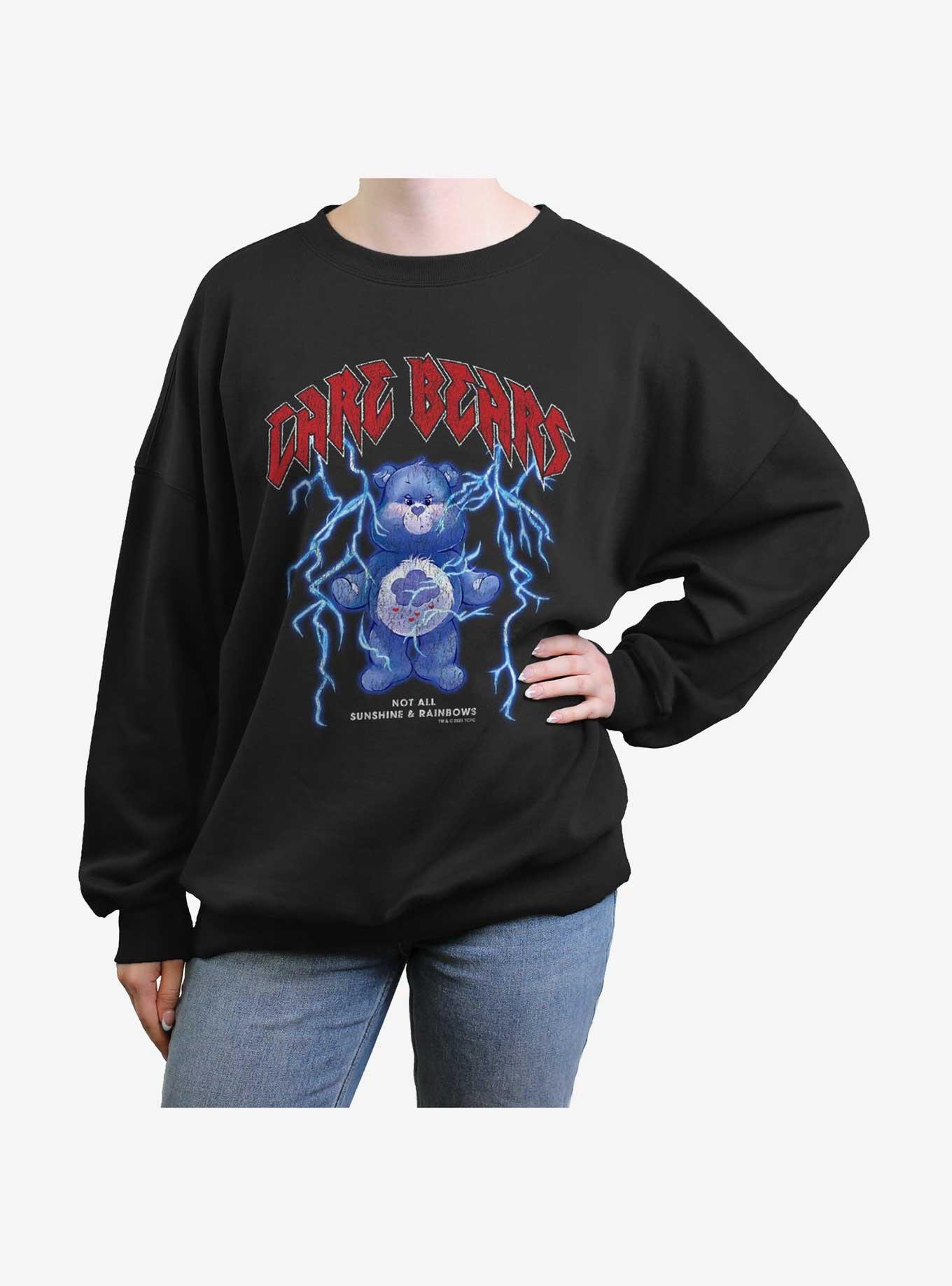 Care Bears Not All Sunshine and Rainbows Womens Oversized Sweatshirt, , hi-res