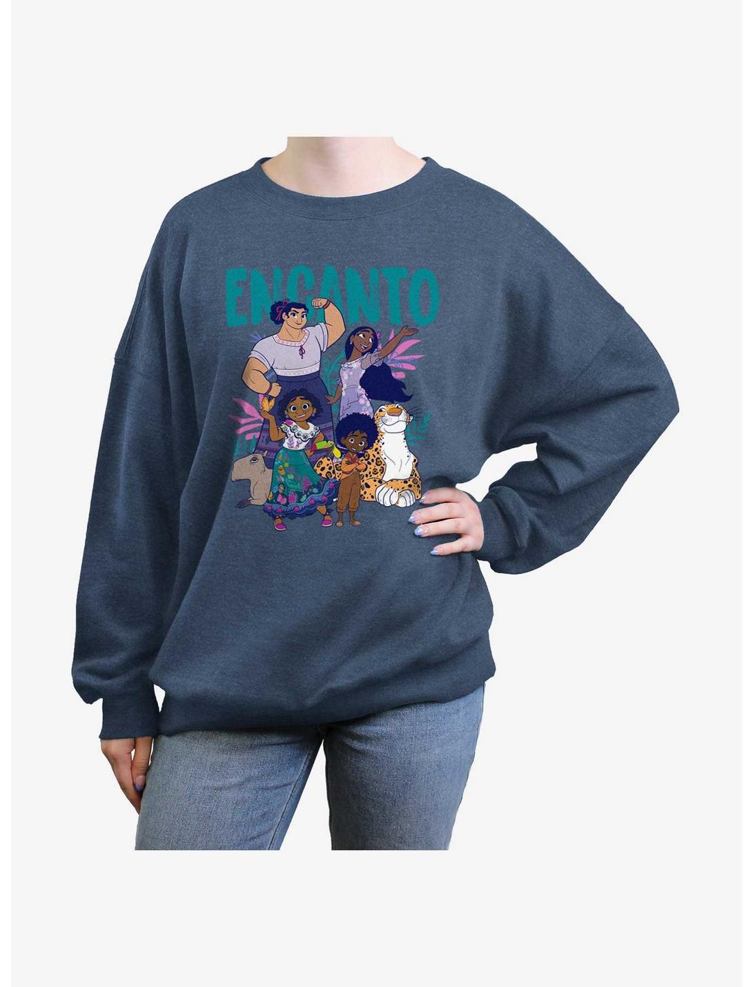 Disney Encanto Together Womens Oversized Sweatshirt, BLUEHTR, hi-res