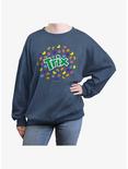 Trix Jumble Cereal Womens Oversized Sweatshirt, BLUEHTR, hi-res