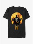 Marvel Punisher Flames T-Shirt, BLACK, hi-res