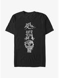 Marvel Punisher Punish Kanji T-Shirt, BLACK, hi-res