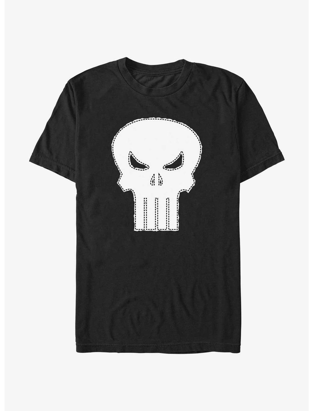 Marvel Punisher Applique T-Shirt, BLACK, hi-res