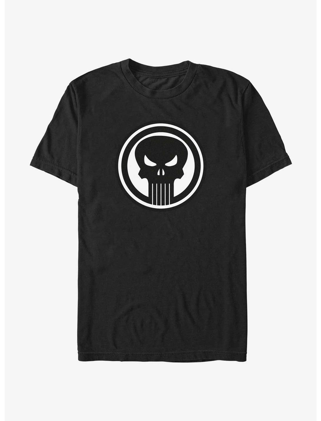 Marvel Punisher Icon Logo T-Shirt, BLACK, hi-res