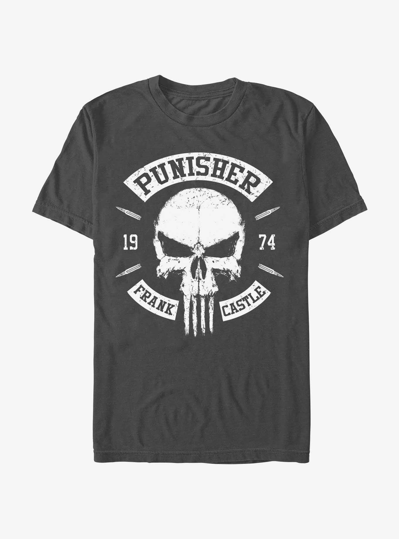Marvel Punisher Moto Skull T-Shirt, , hi-res