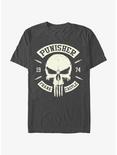 Marvel Punisher Moto Skull T-Shirt, CHARCOAL, hi-res