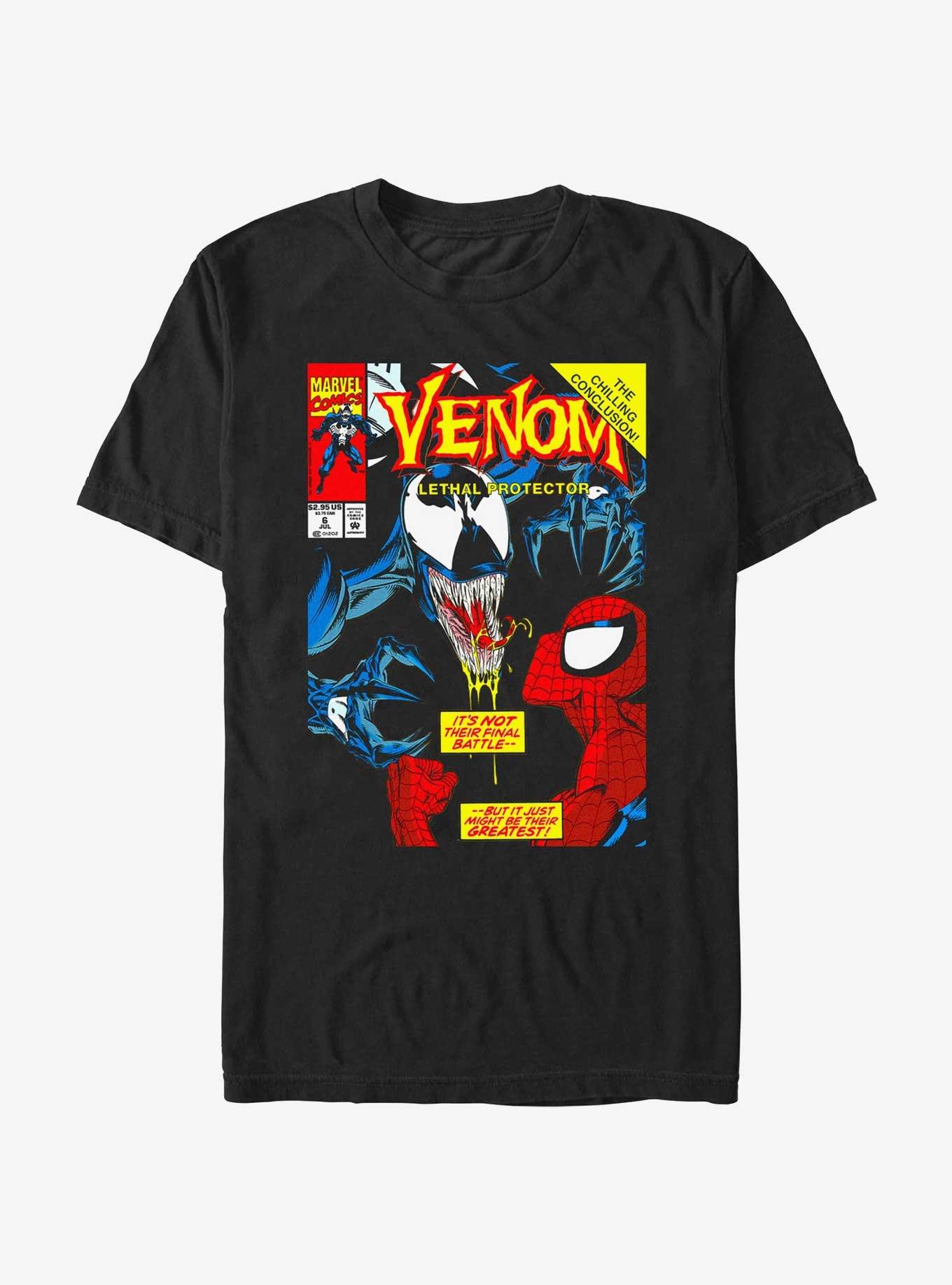 Marvel Spider-Man Venom Face Off T-Shirt, BLACK, hi-res