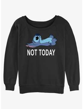 Disney Lilo & Stitch Not Today Womens Slouchy Sweatshirt, , hi-res