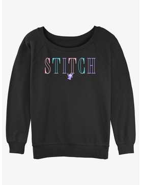 Disney Lilo & Stitch Light Name Womens Slouchy Sweatshirt, , hi-res