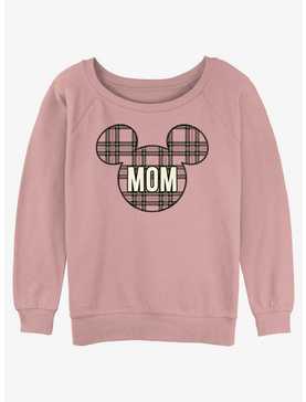 Disney Mickey Mouse Mom pattern Womens Slouchy Sweatshirt, , hi-res