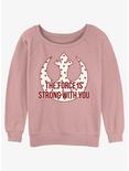 Star Wars Strong Heart Force Womens Slouchy Sweatshirt, DESERTPNK, hi-res