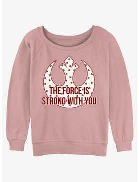 Star Wars Strong Heart Force Womens Slouchy Sweatshirt, , hi-res