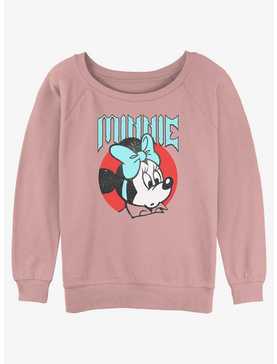 Disney minnie Mouse Grunge Womens Slouchy Sweatshirt, , hi-res