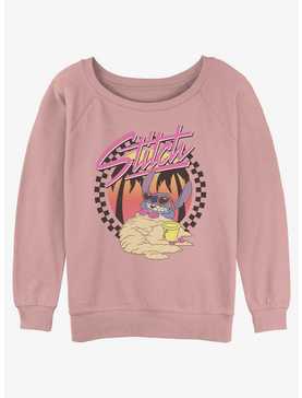 Disney Lilo & Stitch Cool Sunset Womens Slouchy Sweatshirt, , hi-res