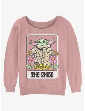 Star Wars The Mandalorian The Child Tarot Womens Slouchy Sweatshirt, , hi-res