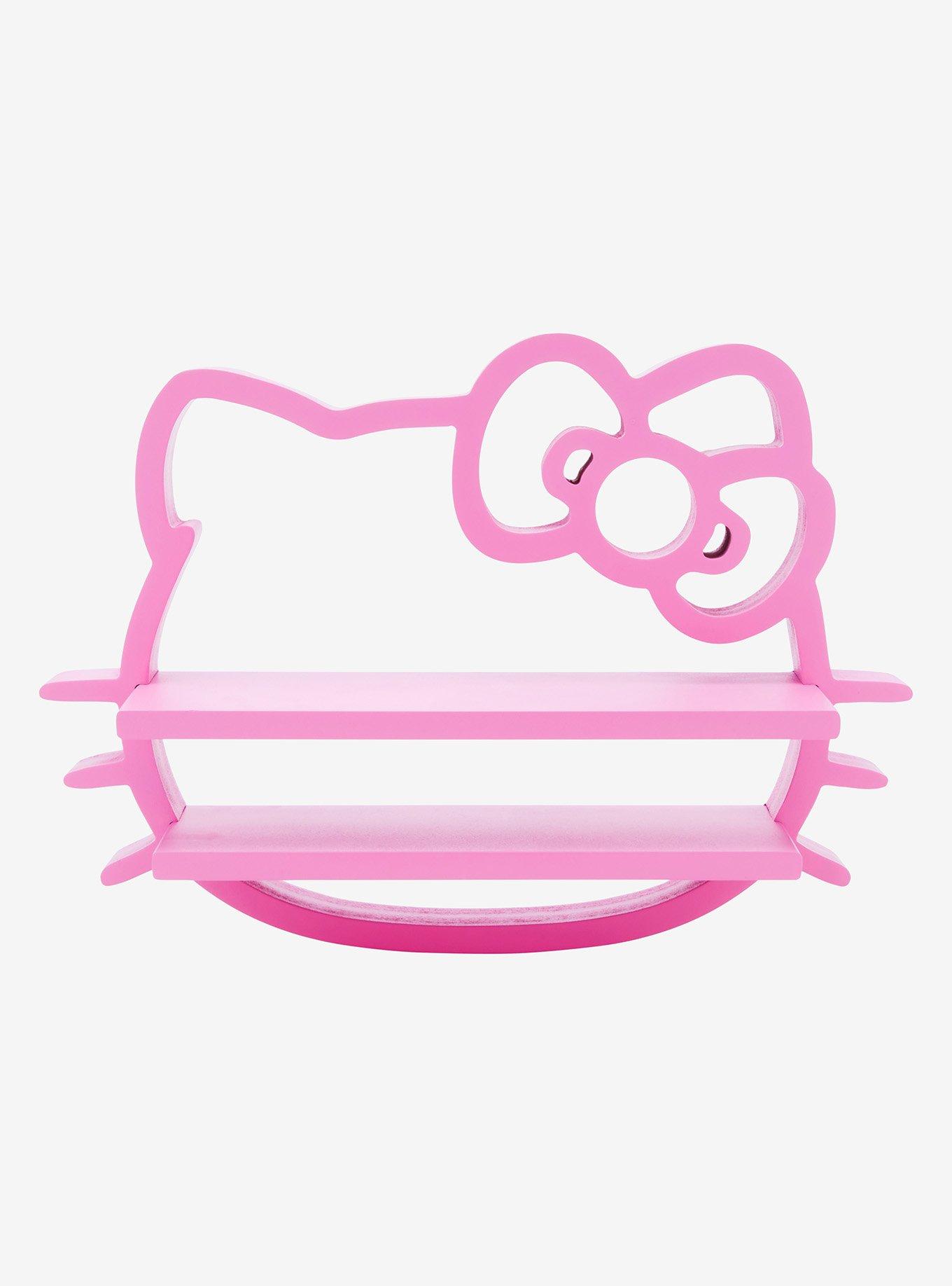 Sanrio Hello Kitty Silhouette Pink Wall Shelf, , hi-res