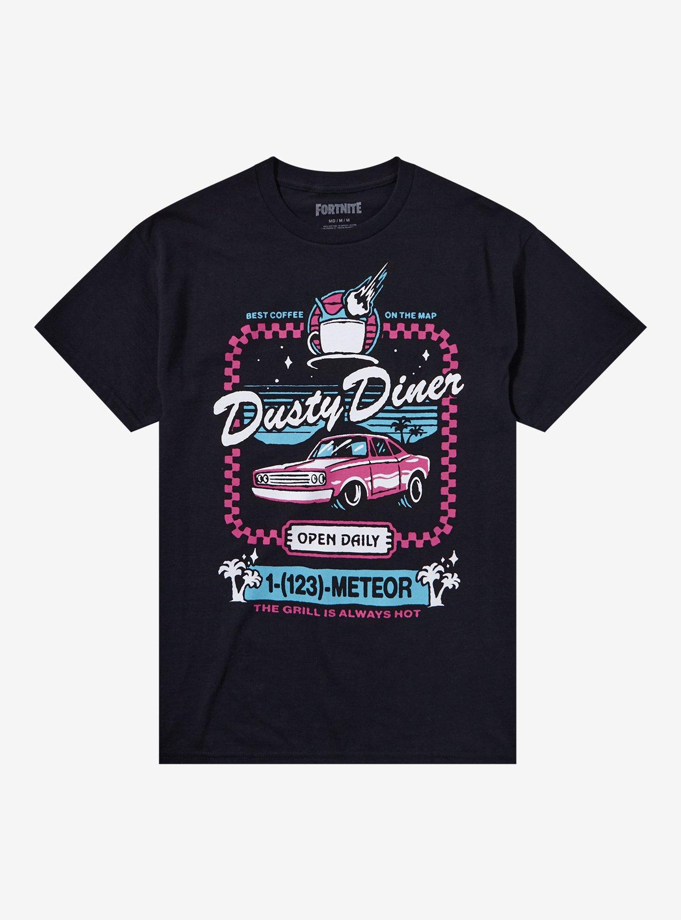 Fortnite Dusty Diner T-Shirt, BLACK, hi-res