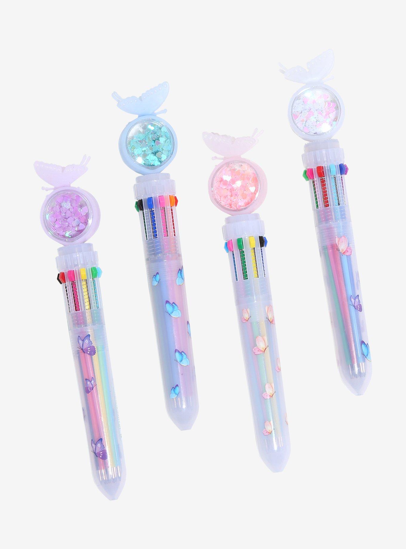Butterfly Multicolor Assorted Blind Pen, , hi-res