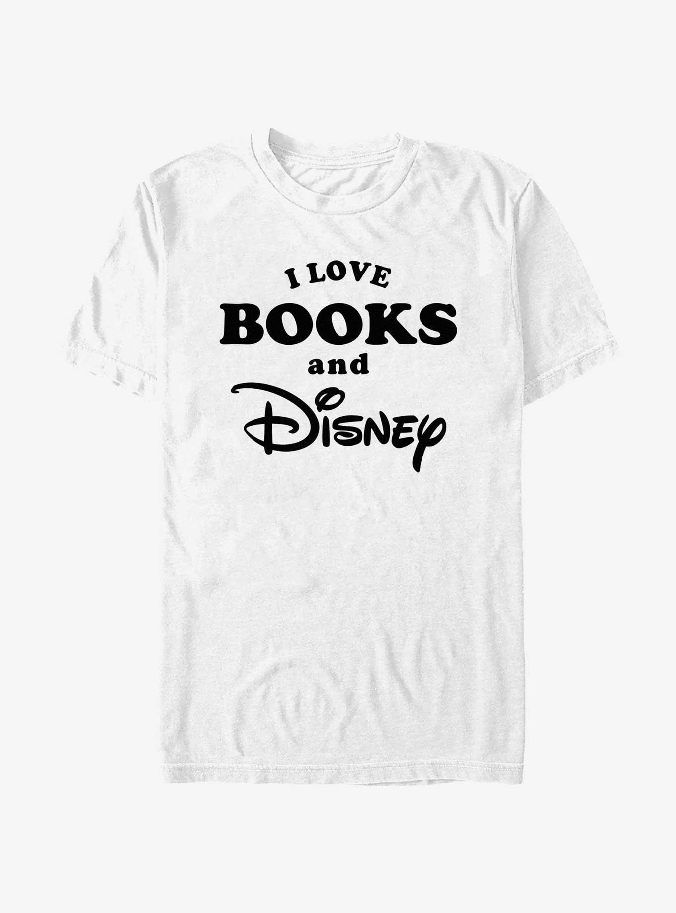 Disney I Love Books and Disney T-Shirt, WHITE, hi-res
