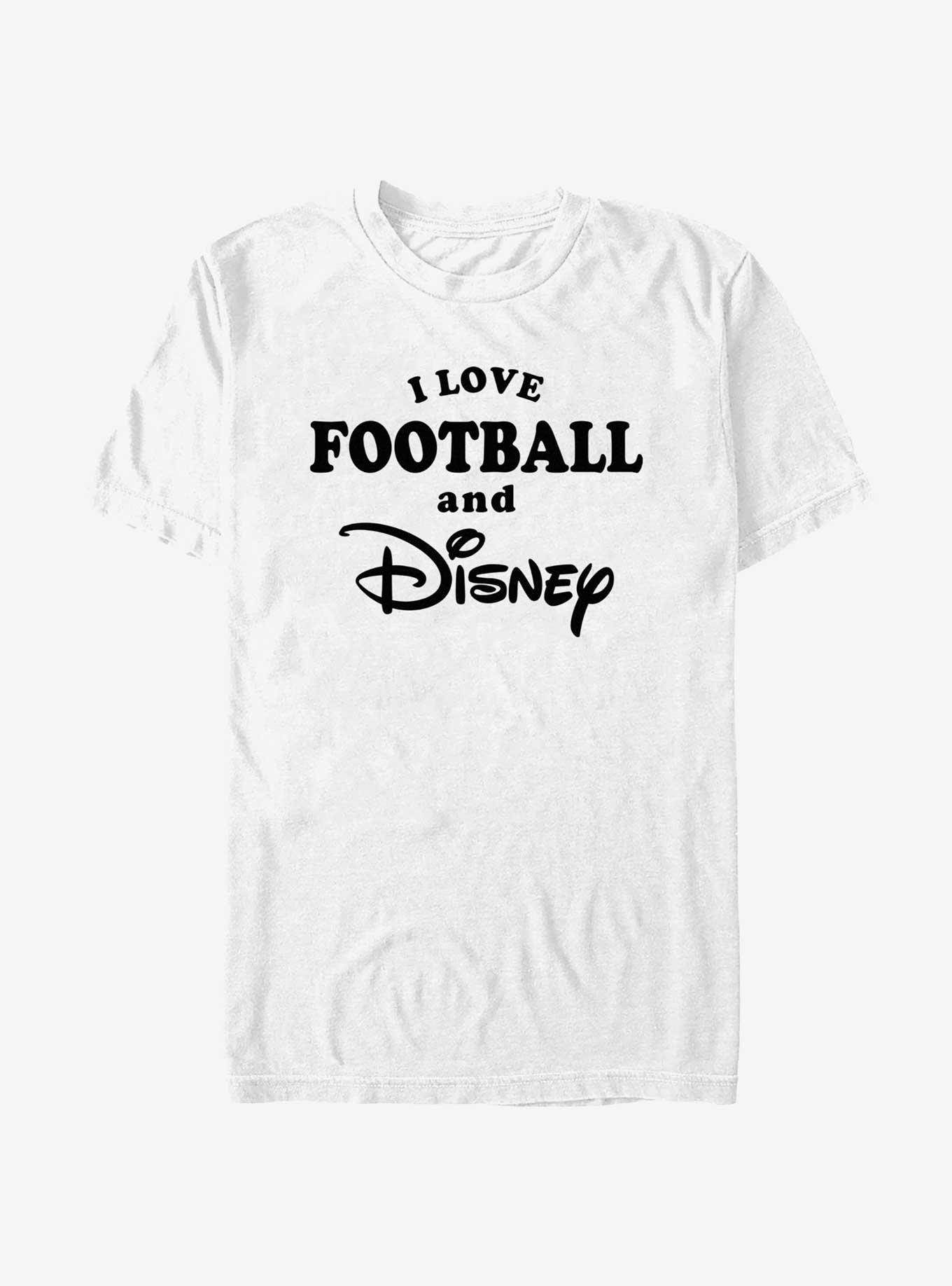 Disney I Love Football and Disney T-Shirt, WHITE, hi-res