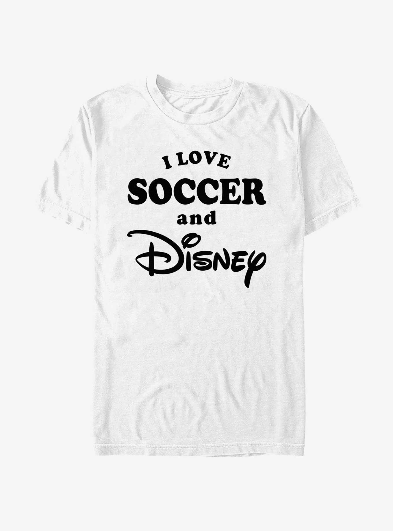 Disney I Love Soccer and Disney T-Shirt, WHITE, hi-res