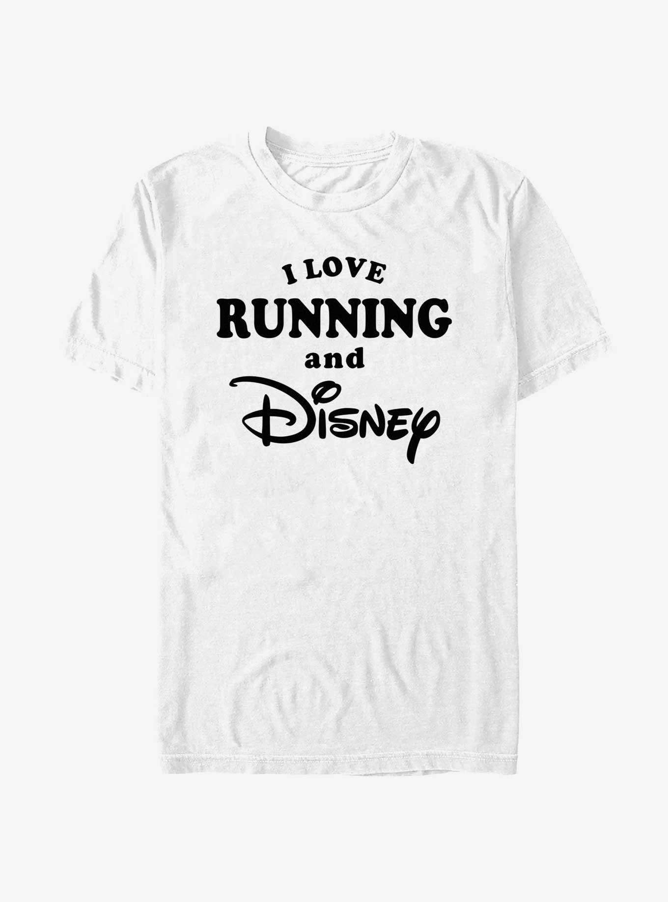 Disney I Love Running and Disney T-Shirt, WHITE, hi-res
