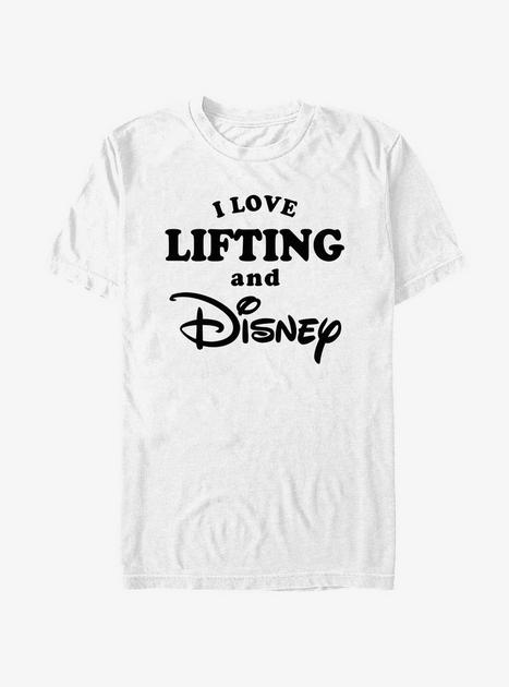 Disney I Love Lifting and Disney T-Shirt - WHITE | Hot Topic