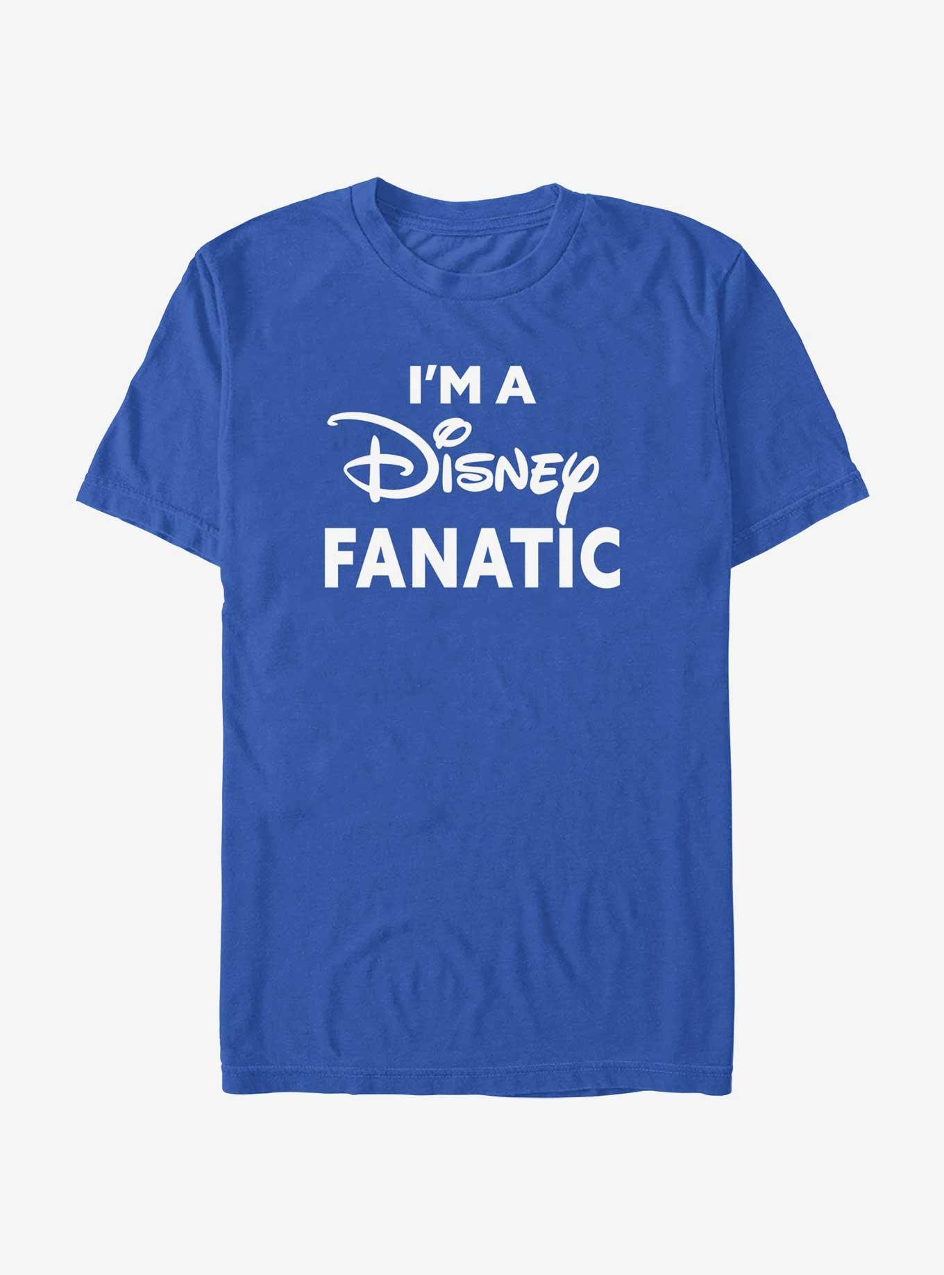 Disney I'm A Disney Fanatic T-Shirt, ROYAL, hi-res