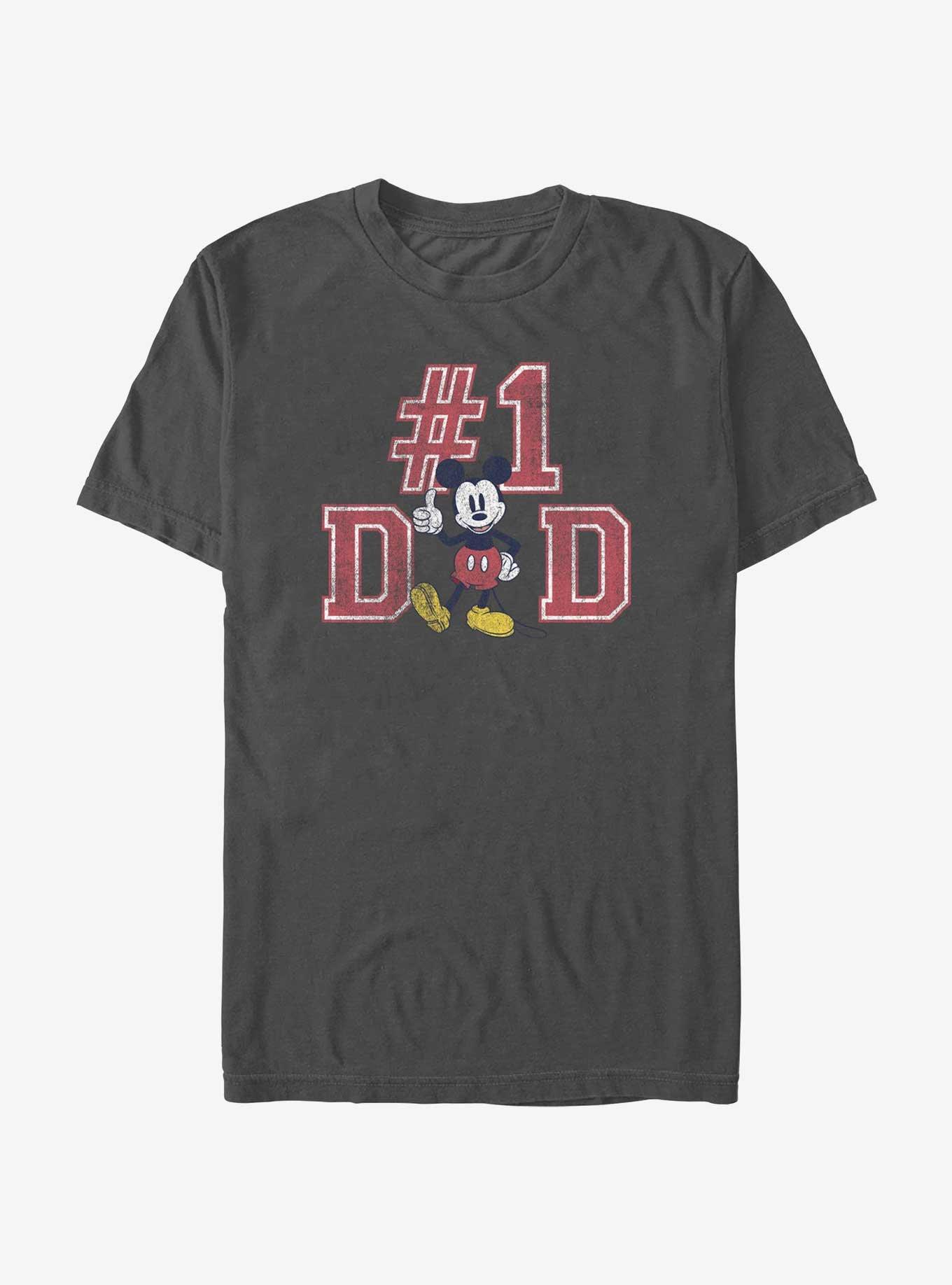 Disney Mickey Mouse Mickey Number 1 Dad T-Shirt, , hi-res