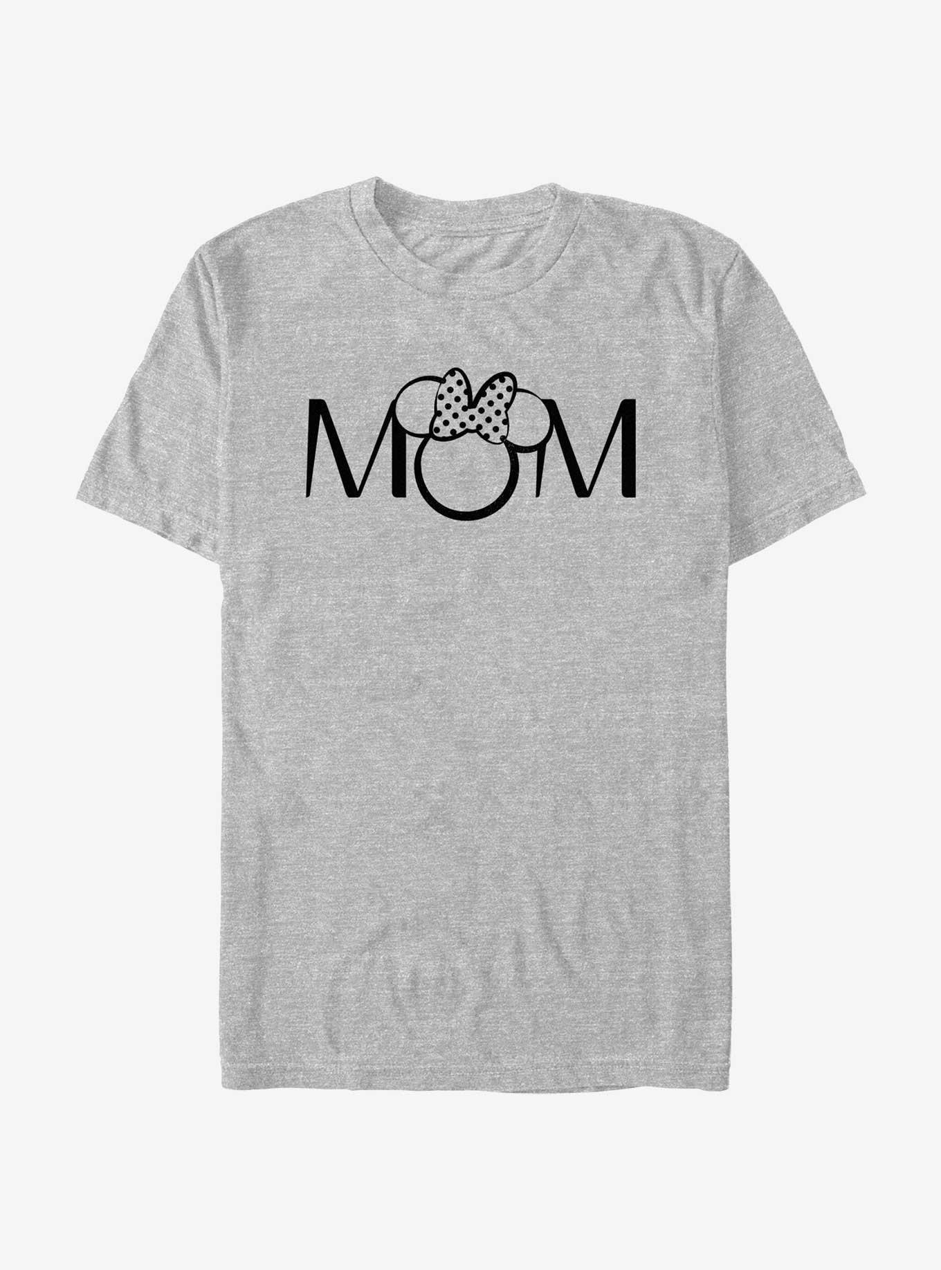 Disney Minnie Mouse Mom Ears T-Shirt, ATH HTR, hi-res