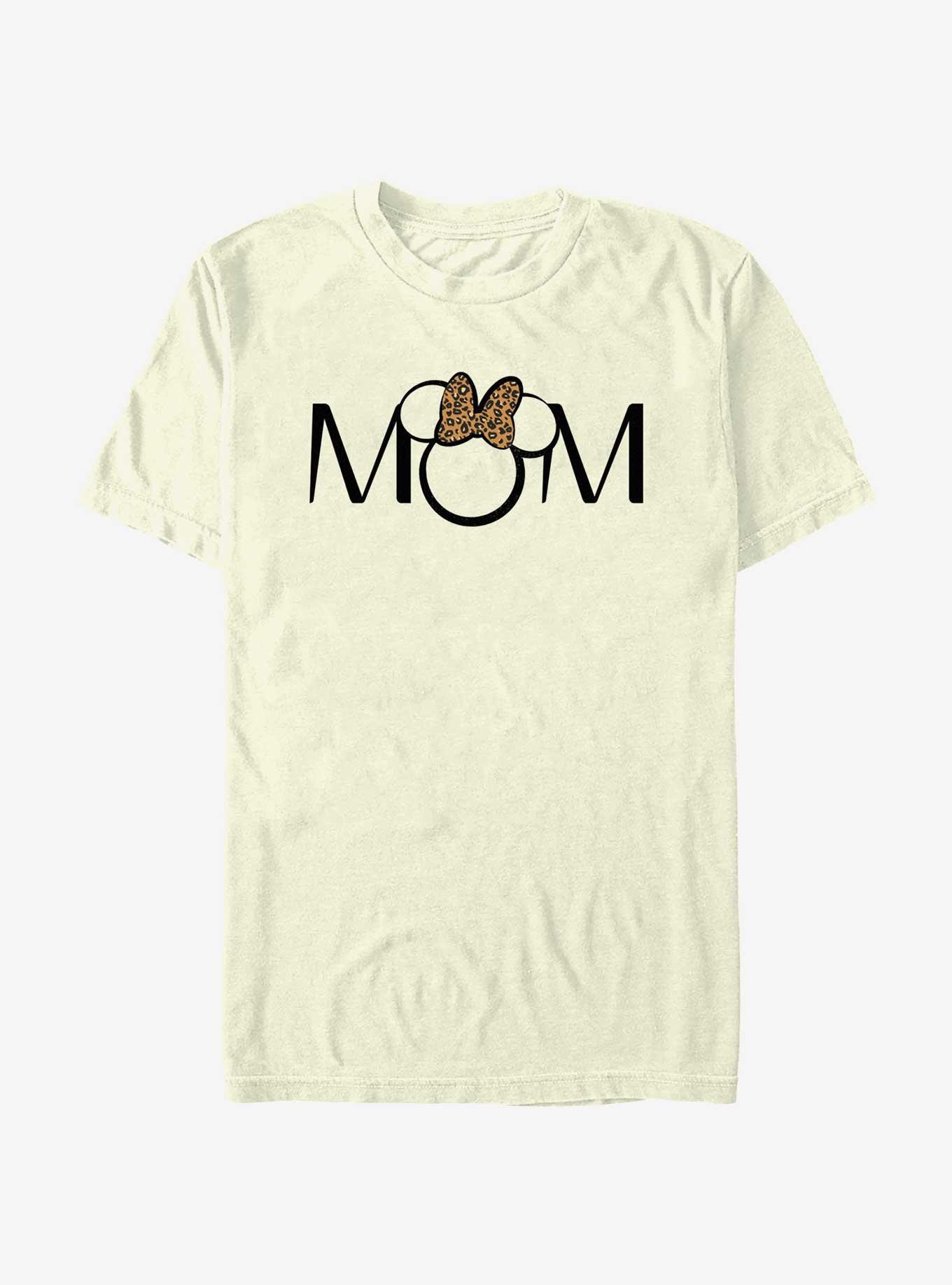 Disney Minnie Mouse Mom Leopard Ears T-Shirt, , hi-res