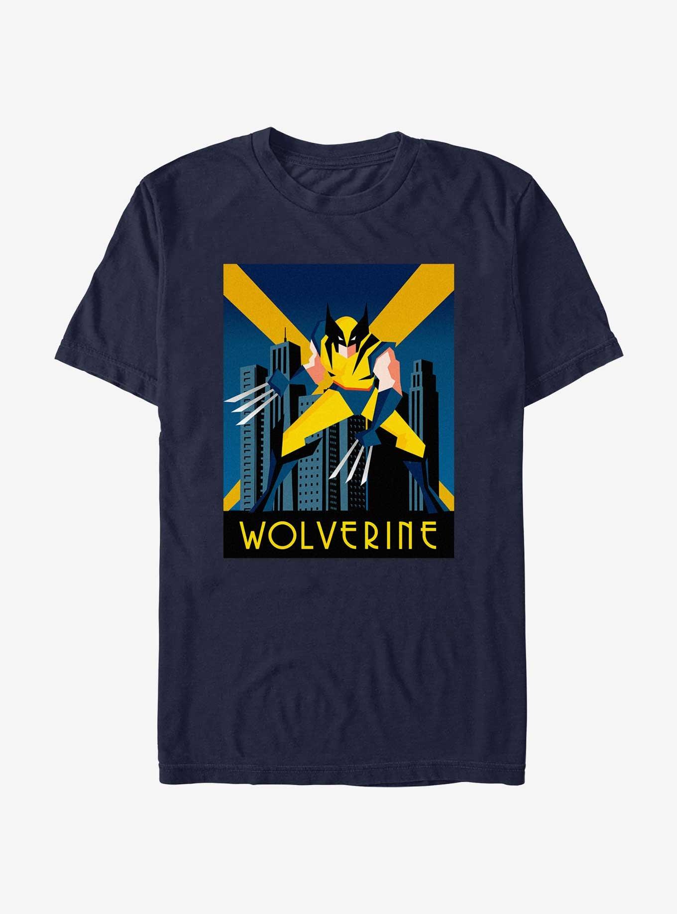 X-Men Wolverine Deco City T-Shirt, , hi-res