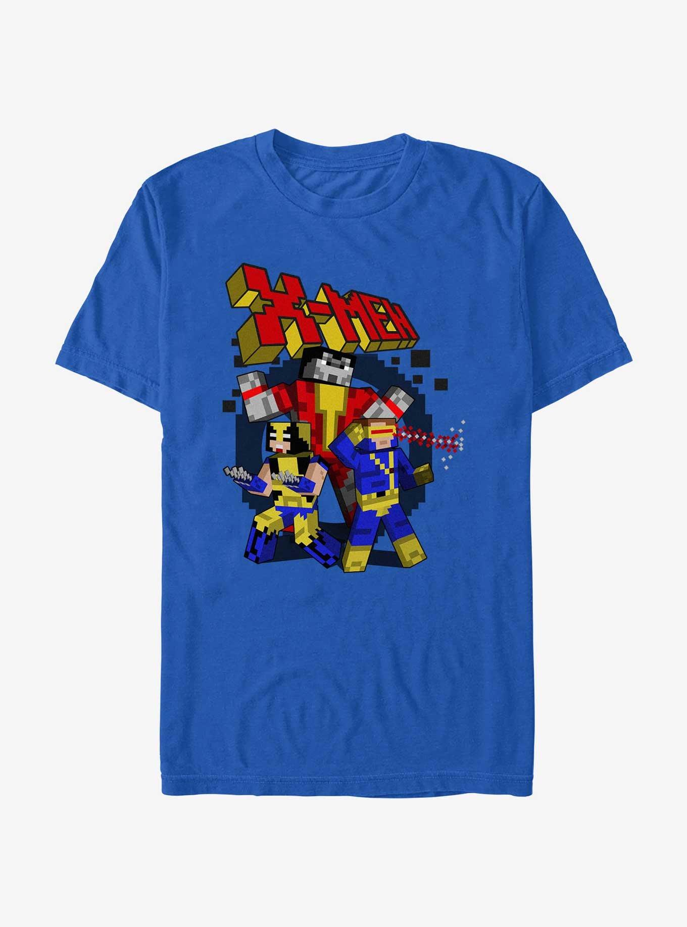 X-Men Pixel Team T-Shirt, ROYAL, hi-res