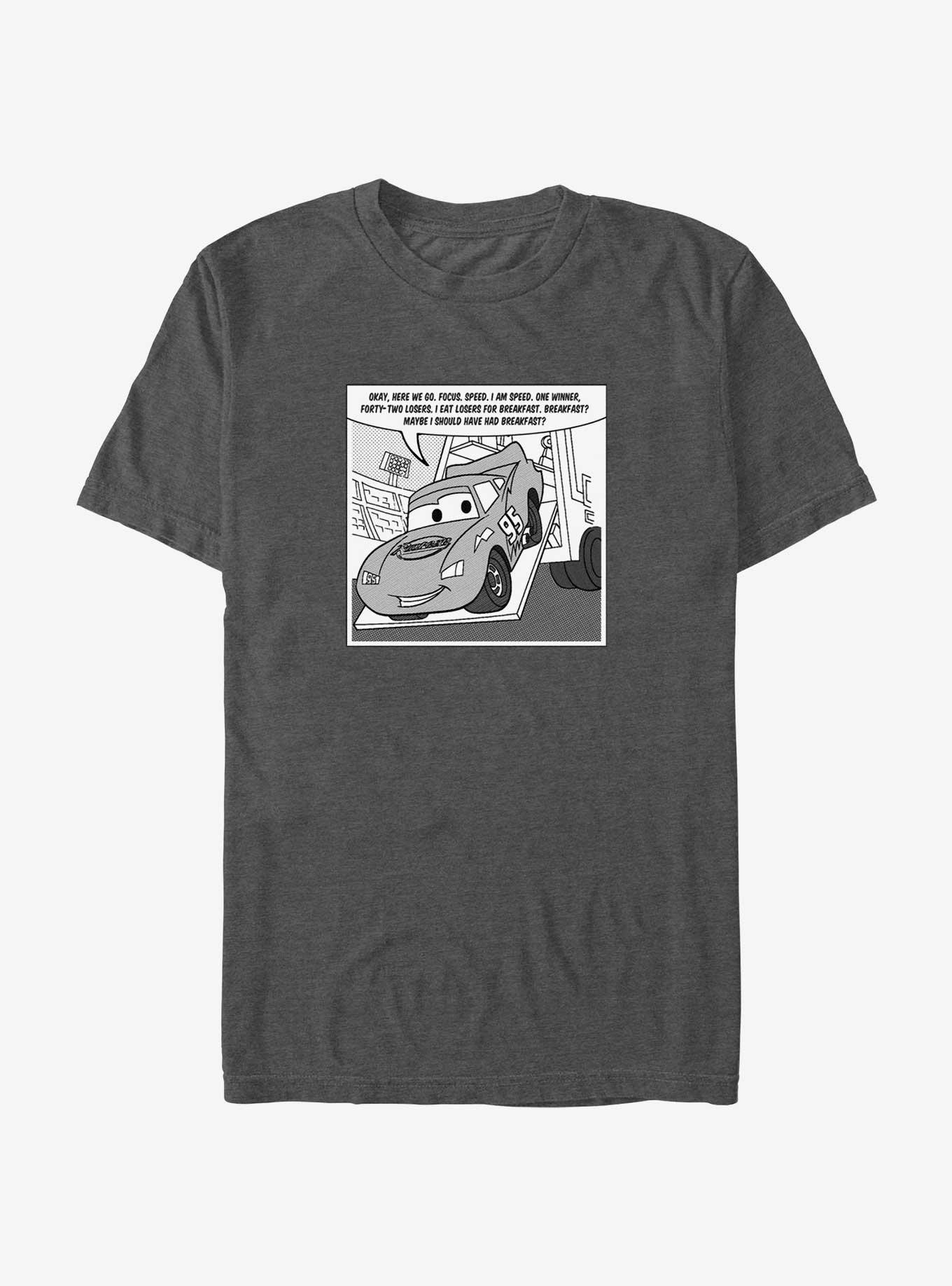 Disney Pixar Cars Cars Comics T-Shirt, CHAR HTR, hi-res