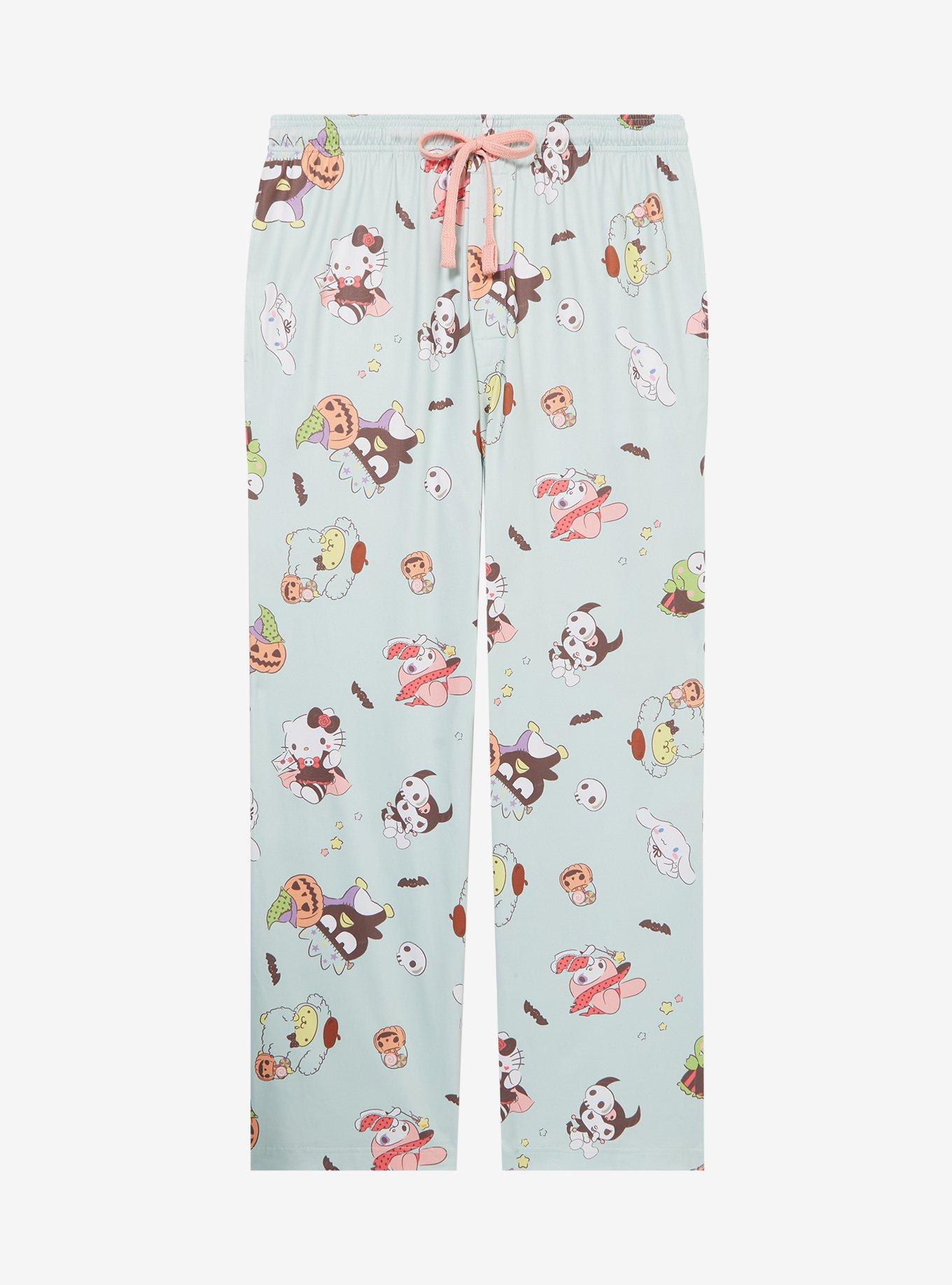 Sanrio Hello Kitty and Friends Halloween Allover Print Sleep Pants - BoxLunch Exclusive, MINT, hi-res