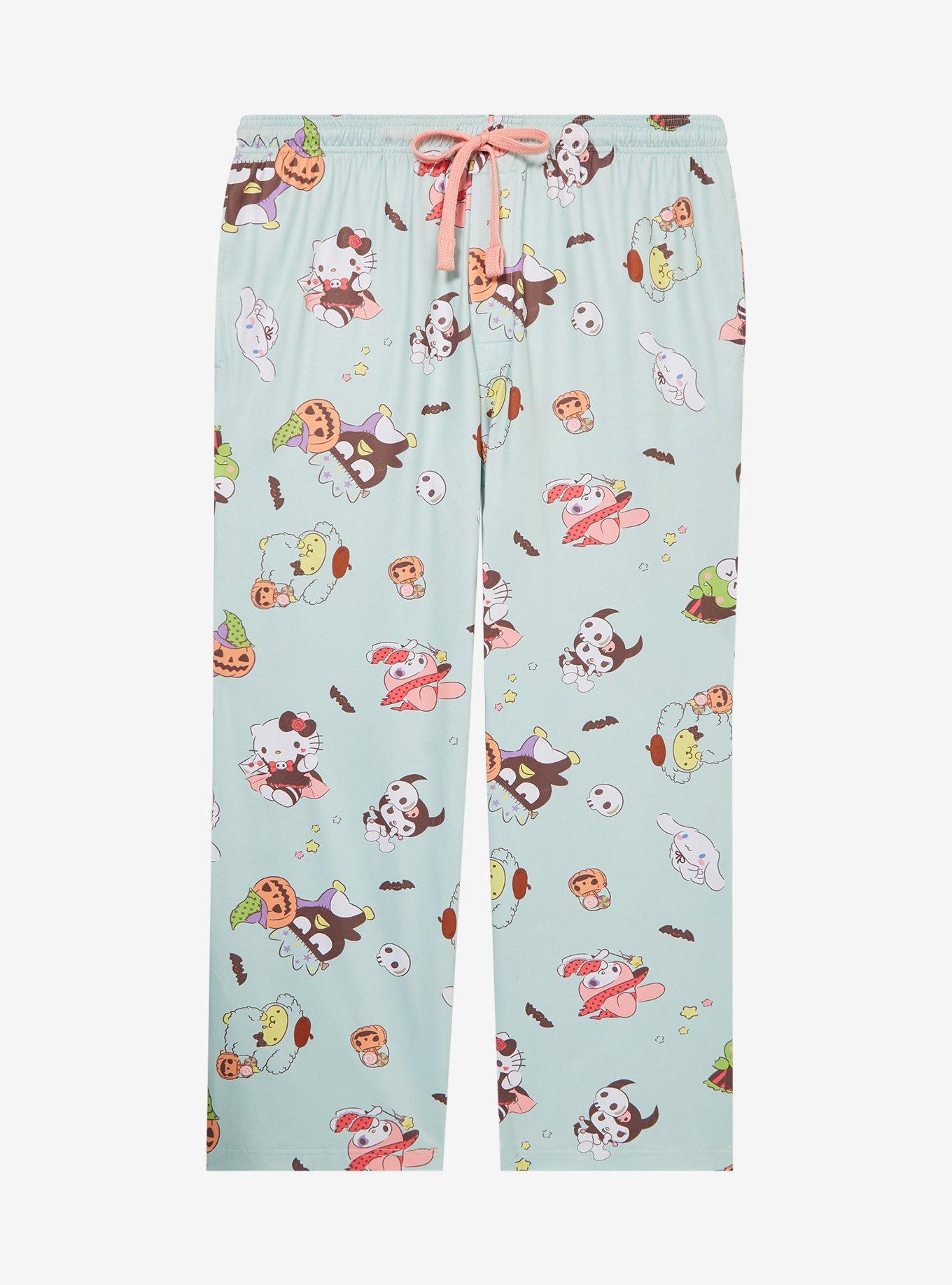 Sanrio Hello Kitty and Friends Halloween Women's Plus Size Sleep Pants — BoxLunch Exclusive, MINT, hi-res