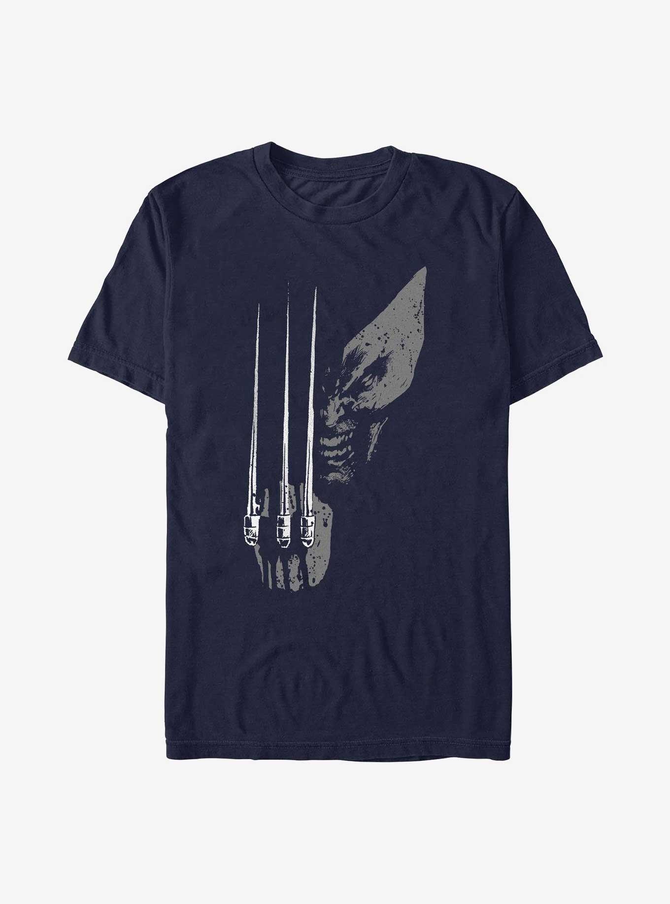 X-Men Wolvey Fist T-Shirt, NAVY, hi-res