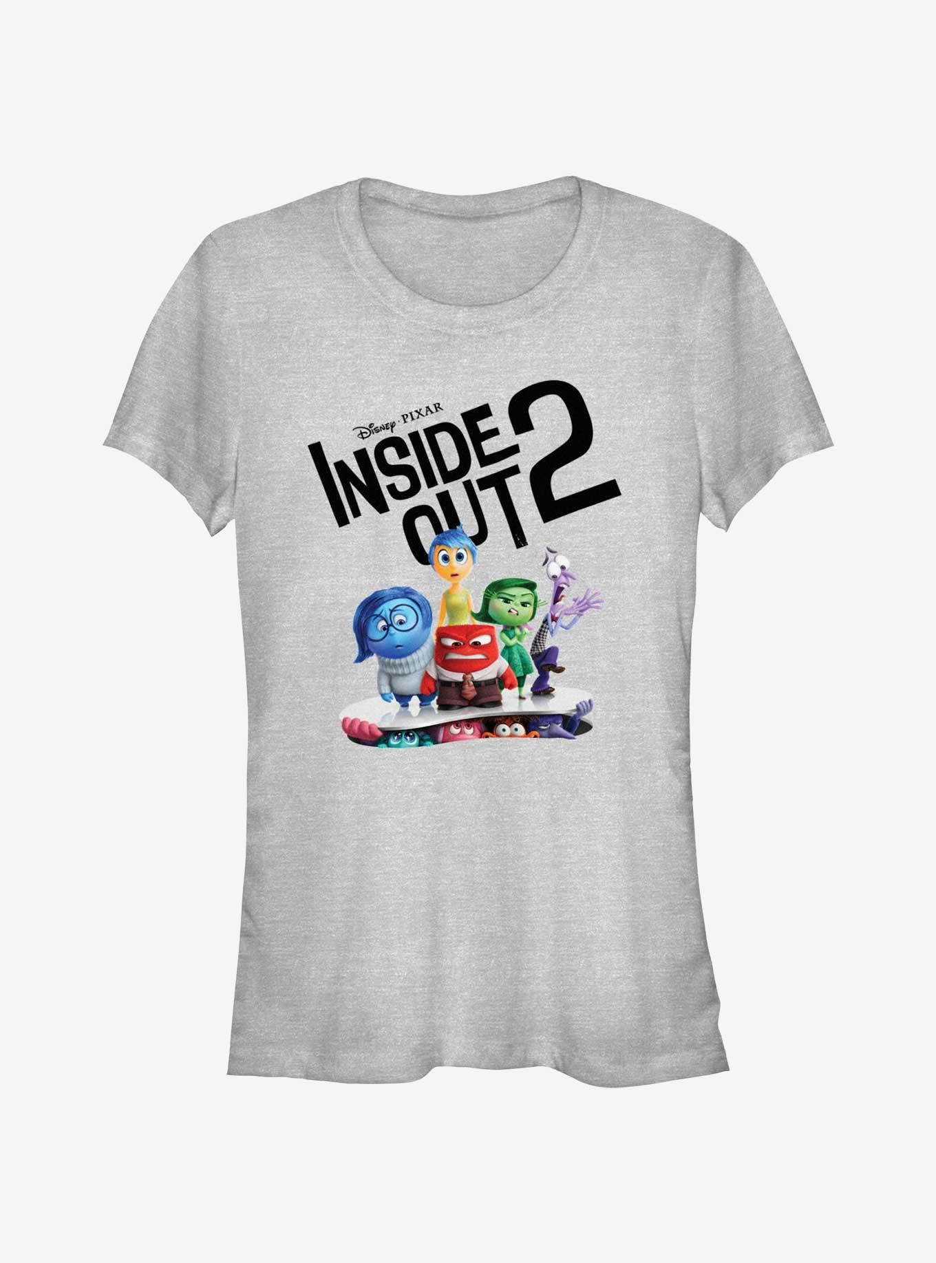 Disney Pixar Inside Out 2 All The Emotions Girls T-Shirt