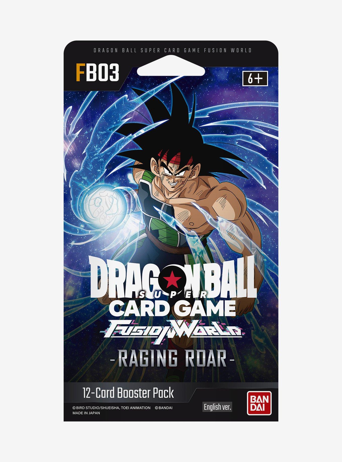 raging roar booster box Dragon Ball Super Fusion World Raging Roar FB03 Japanese Booster Box main image 0