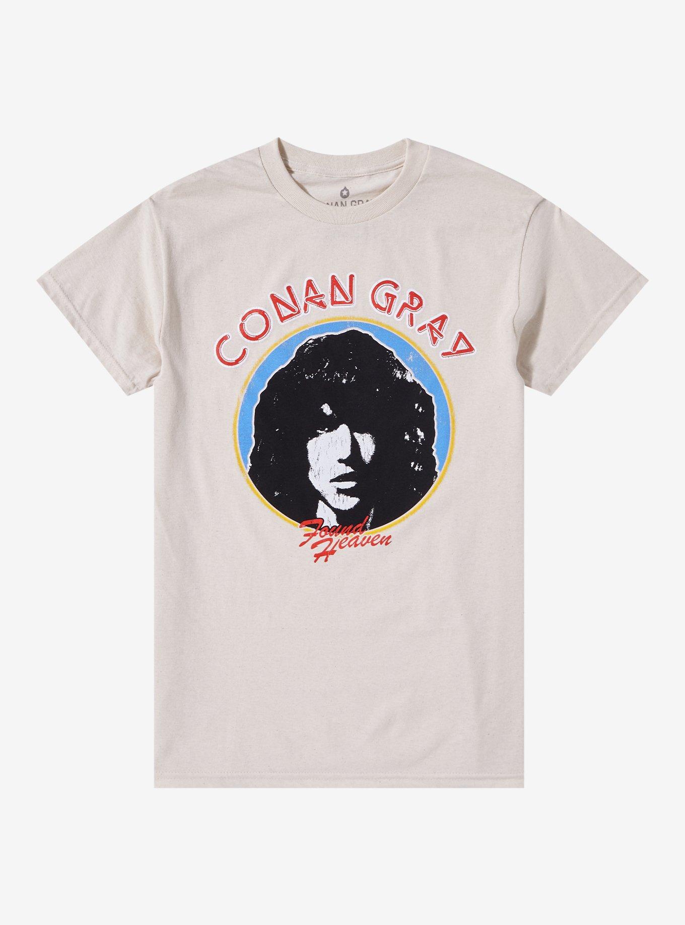 Conan Gray Found Heaven Vintage-Style Portrait Boyfriend Fit Girls T-Shirt, NATURAL, hi-res