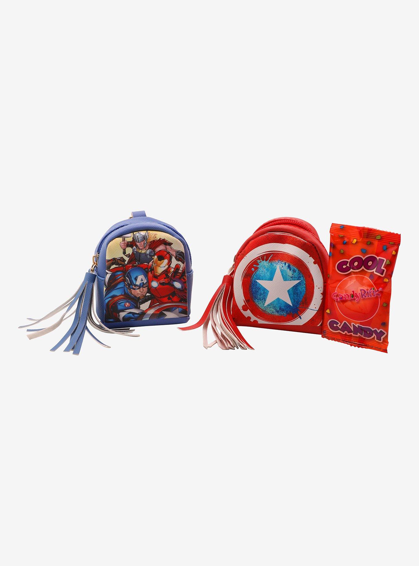 Marvel Mini Backpack with Candy Blind Assorted Keychain