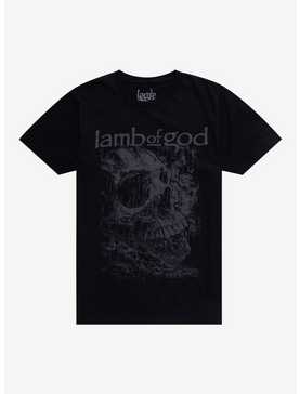 Lamb Of God Skull In The Rain T-Shirt, , hi-res