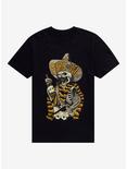 Pierce The Veil Bandito Skeleton T-Shirt, BLACK, hi-res