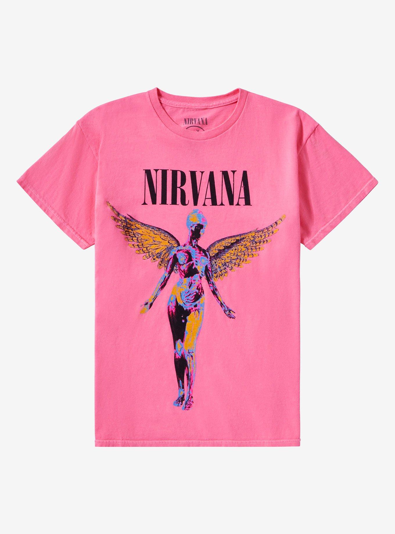 Nirvana In Utero Pink Girls T-Shirt, PINK, hi-res