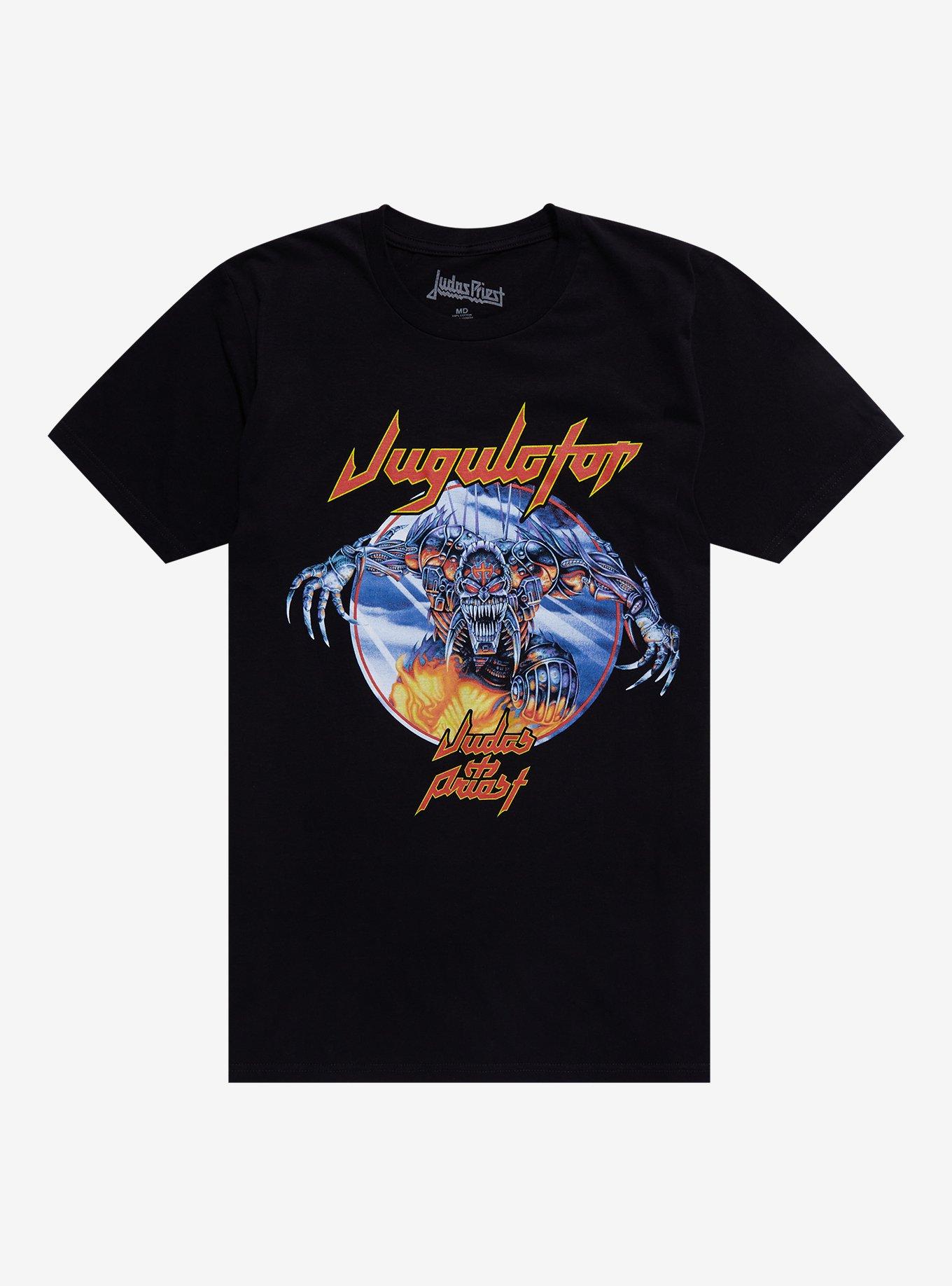 Judas Priest Jugulator Album Cover T-Shirt, BLACK, hi-res